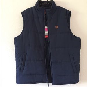 Men’s Navy Puffer Quilted Vest